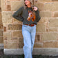 Olive Horse Sweater