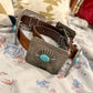 The Missoula Cowhide & Concho Belt