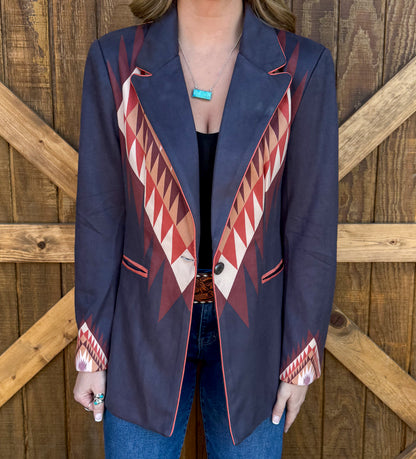 The Stock Show Blazer *Charcoal