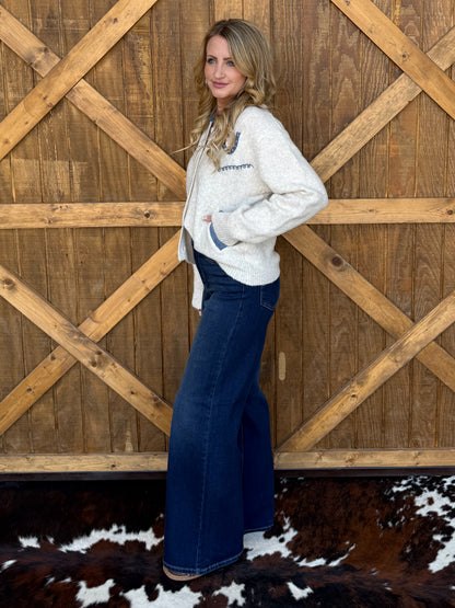 Horseshoe Cowgirl Cardigan
