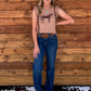Classy Horses Sweater Vest *Tan