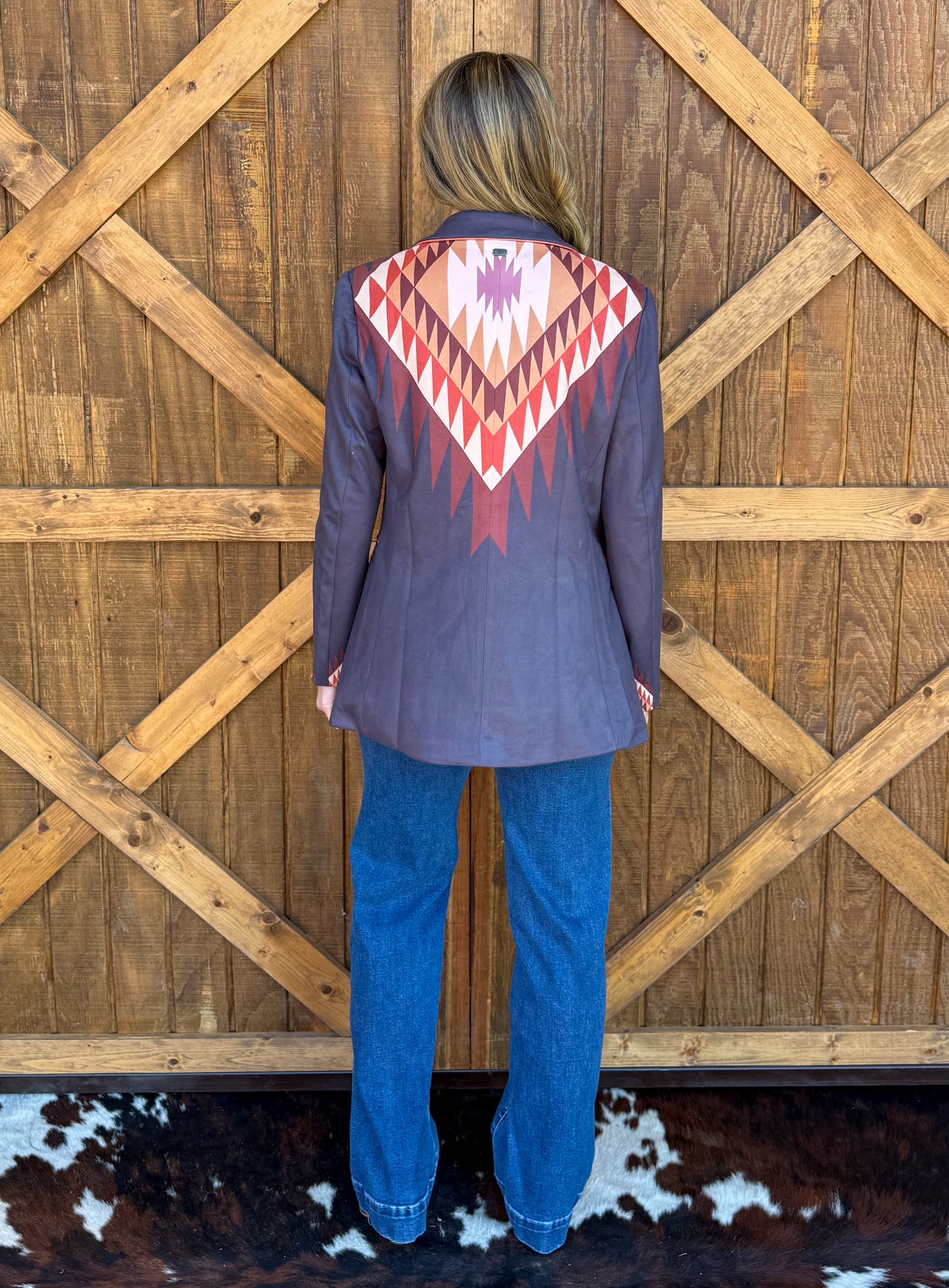 The Stock Show Blazer *Charcoal