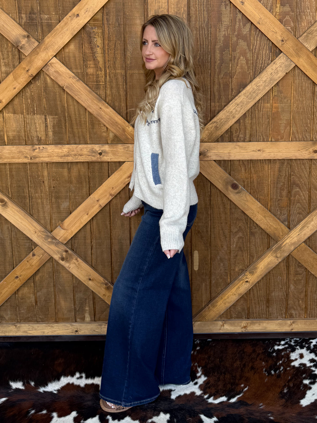 Horseshoe Cowgirl Cardigan