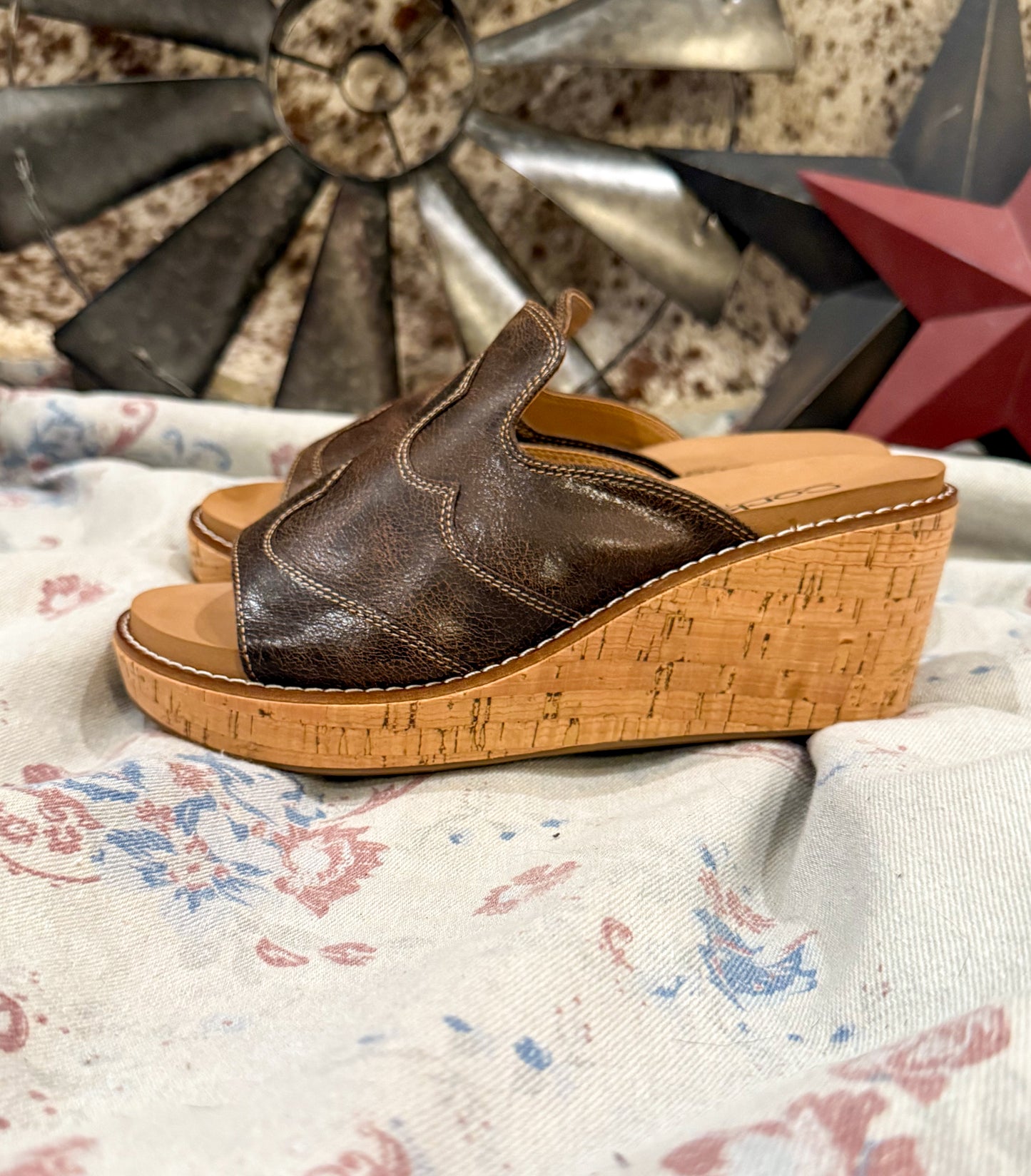 Neon Moon Corkys Wedges