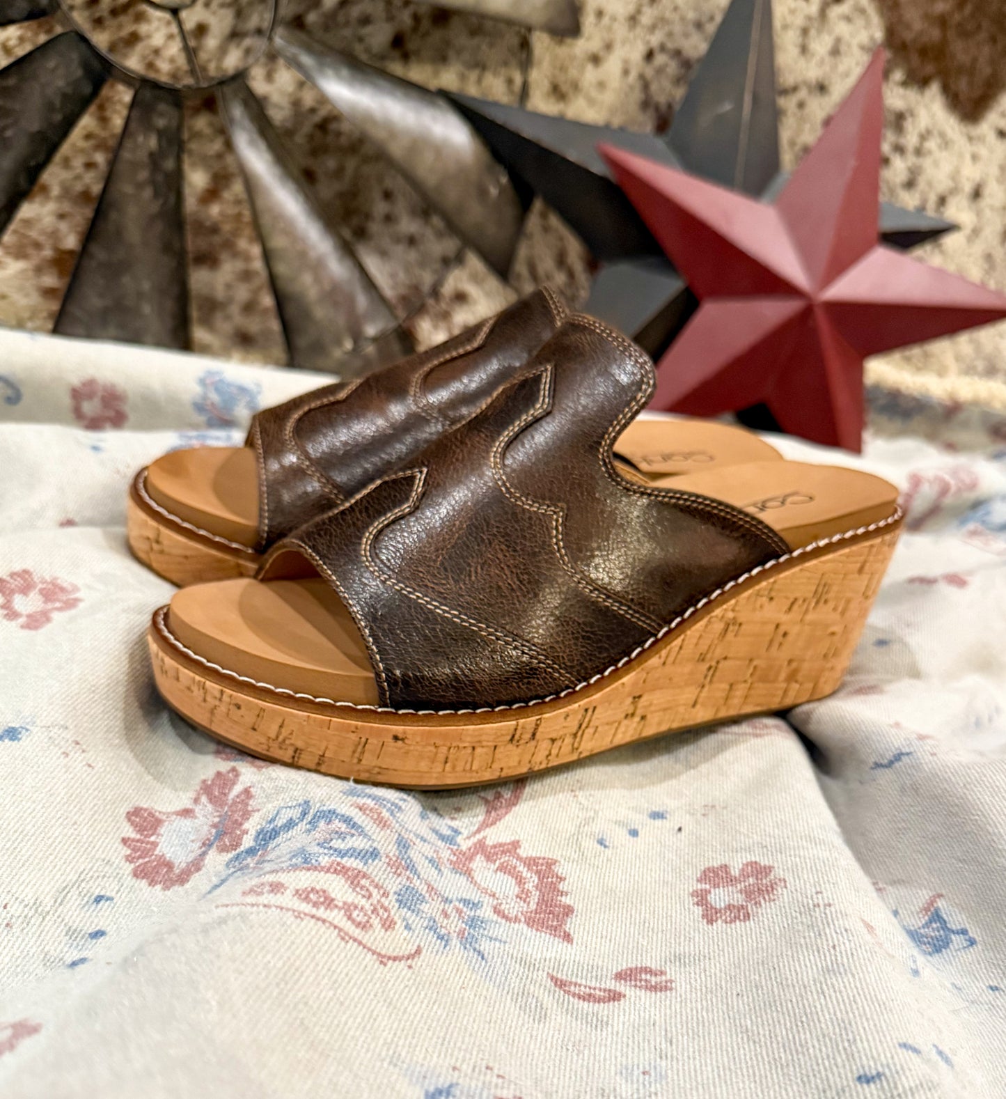 Neon Moon Corkys Wedges