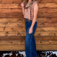 Classy Horses Sweater Vest *Tan