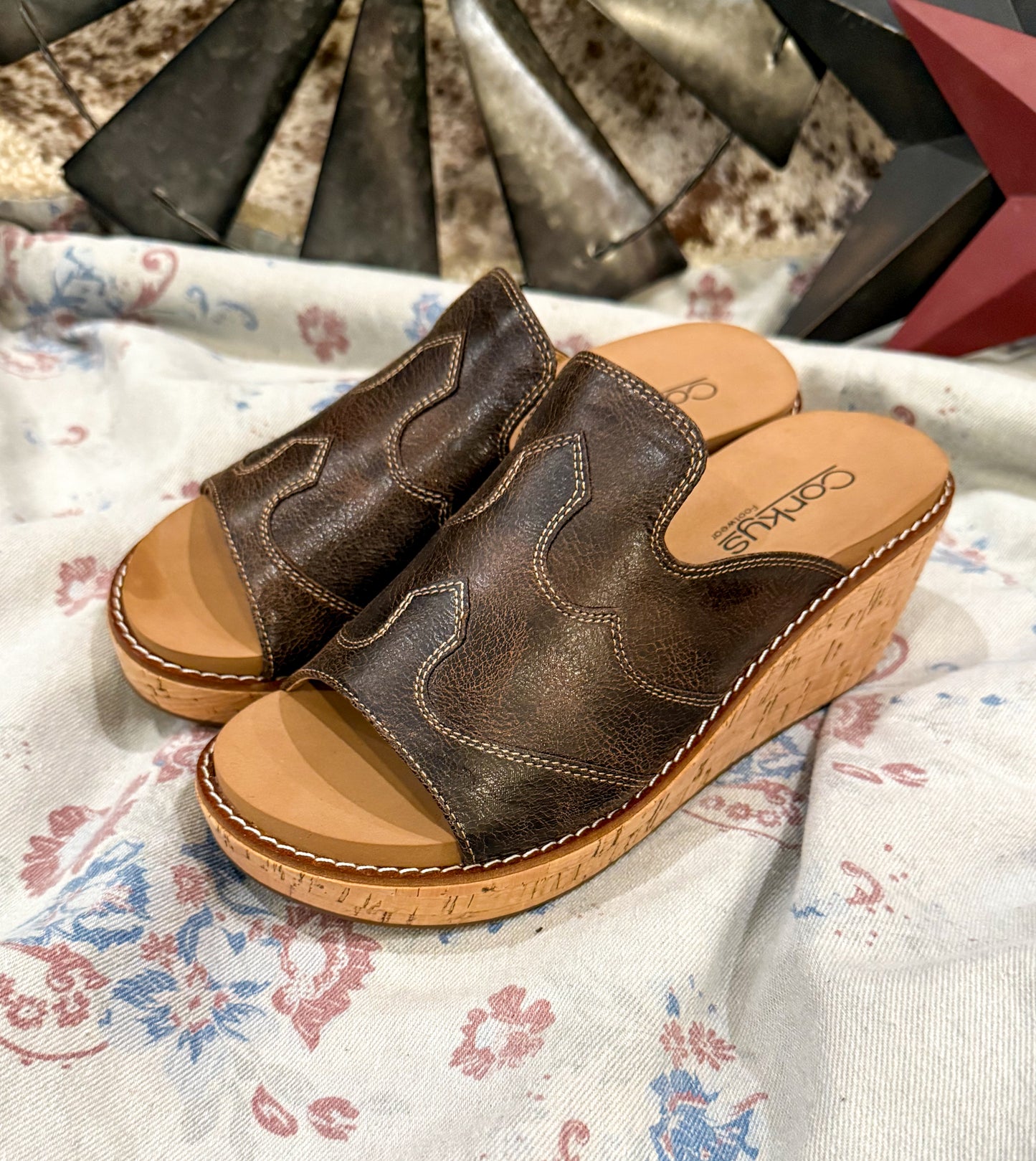 Neon Moon Corkys Wedges