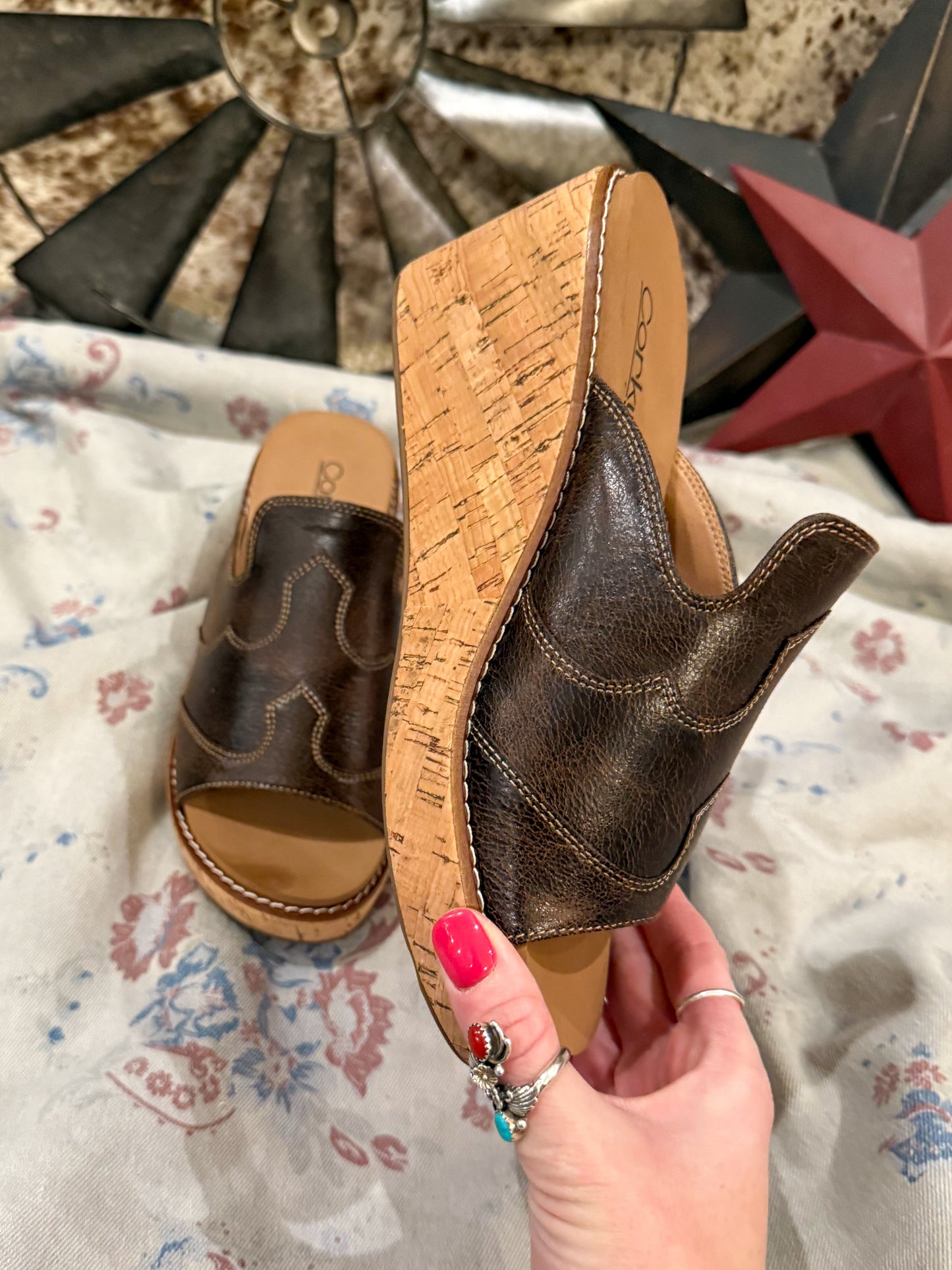 Neon Moon Corkys Wedges