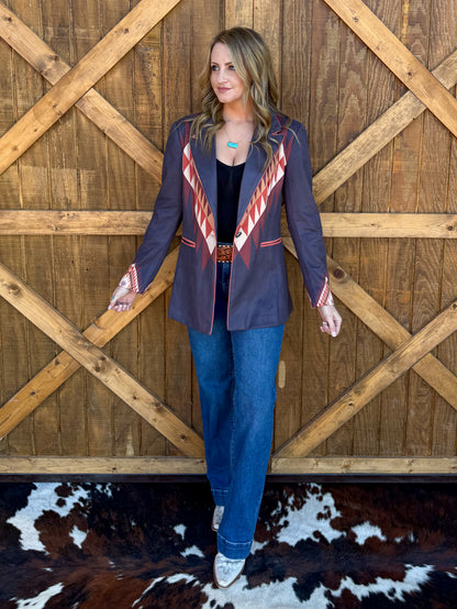 The Stock Show Blazer *Charcoal