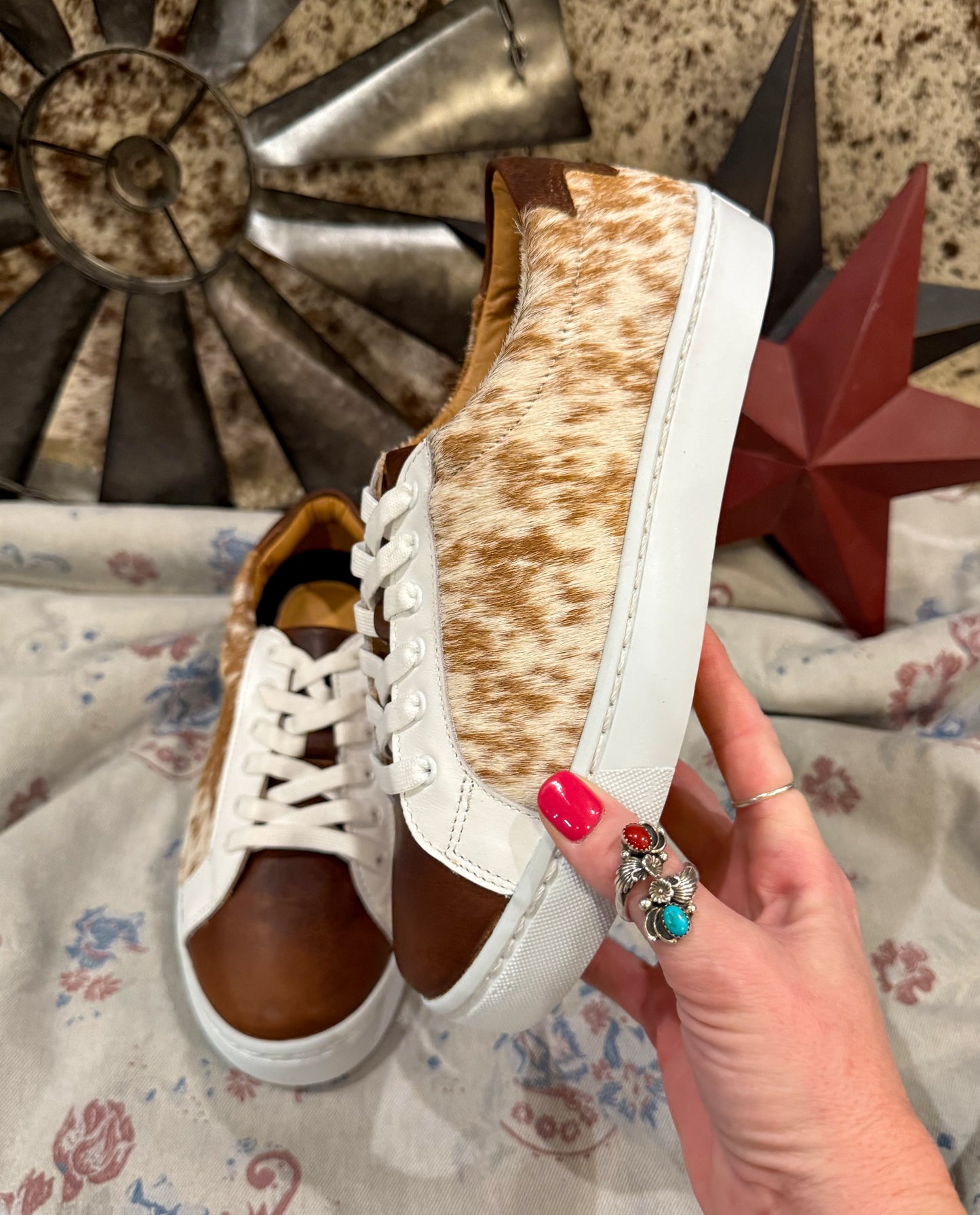 Sheridan Cowhide Tennis Shoes