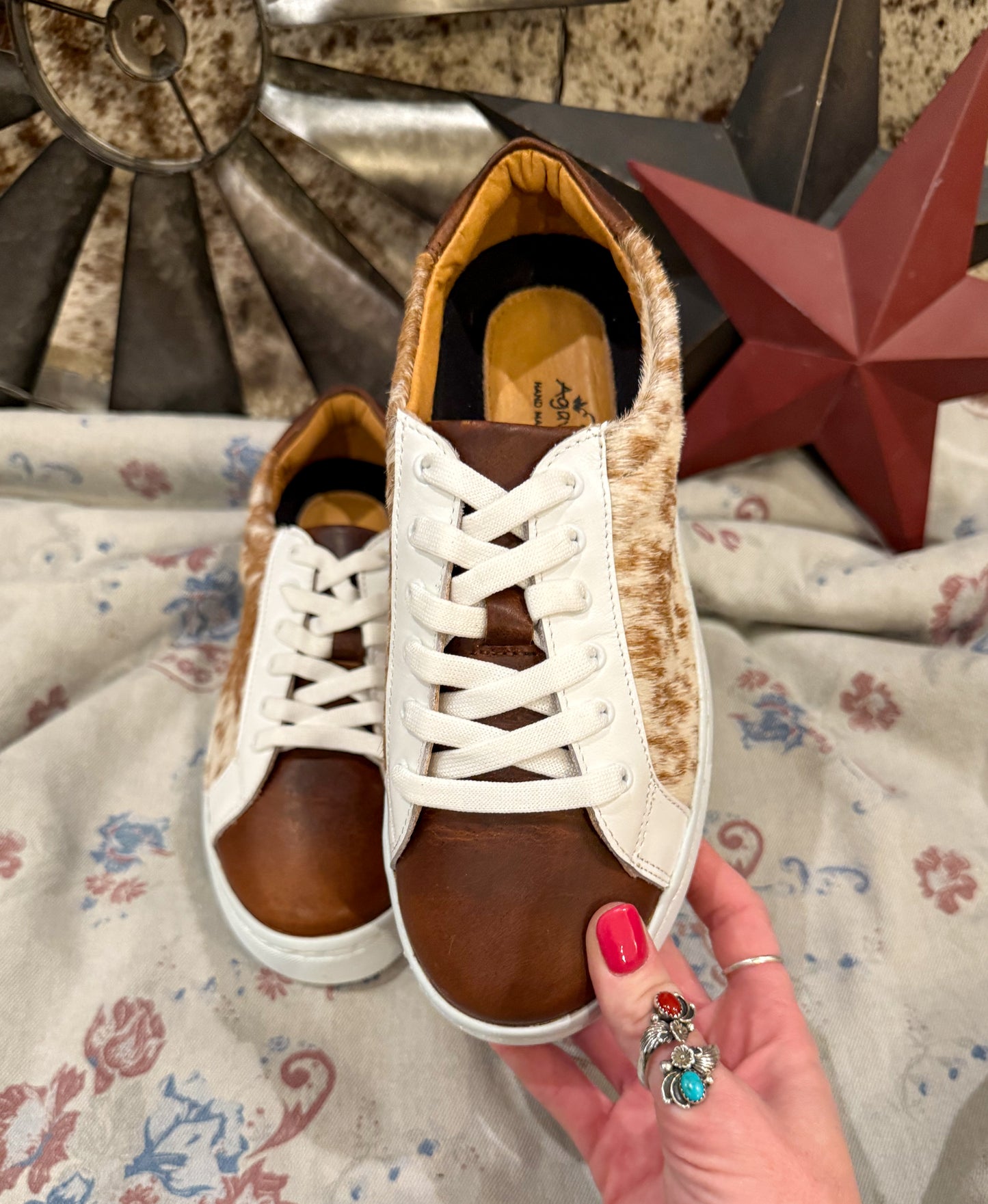 Sheridan Cowhide Tennis Shoes