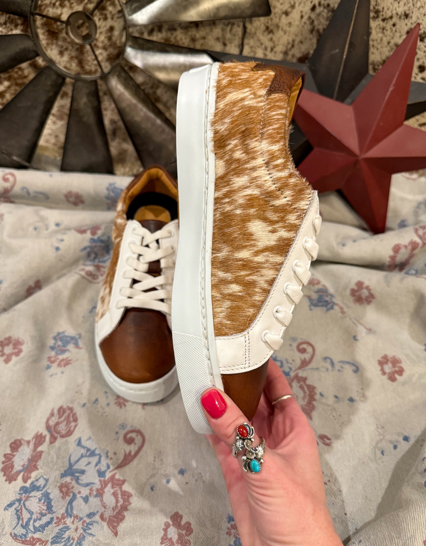 Sheridan Cowhide Tennis Shoes