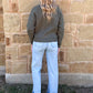 Olive Horse Sweater