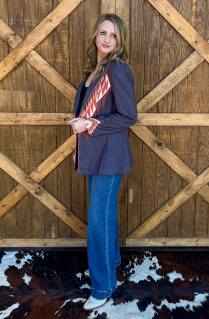 The Stock Show Blazer *Charcoal