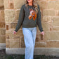 Olive Horse Sweater