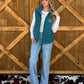 Boot Stitch Puffer Vest *Teal