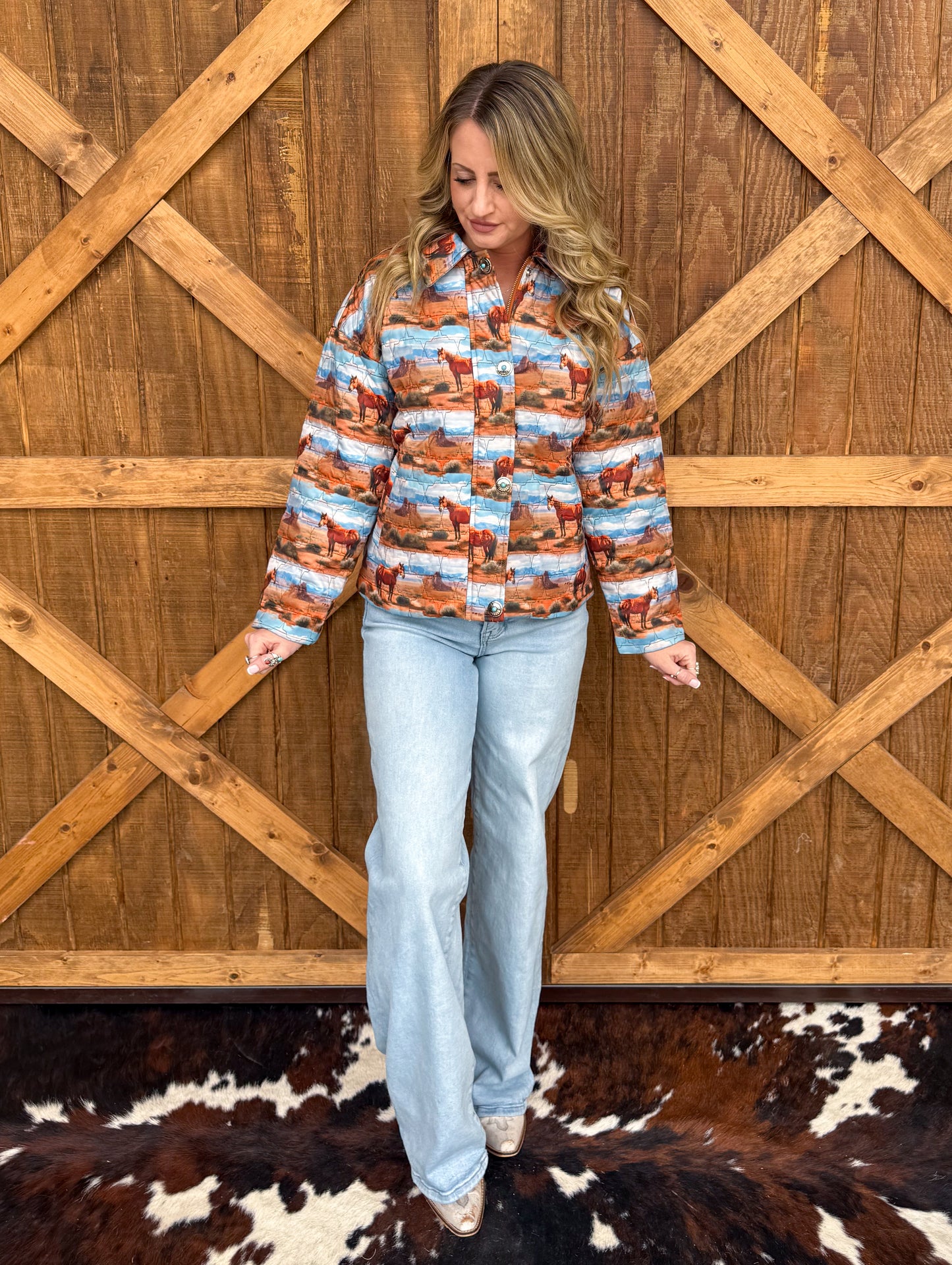 Wild Horses Quilted Jacket