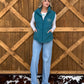 Boot Stitch Puffer Vest *Teal