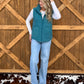Boot Stitch Puffer Vest *Teal