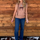 Classy Horses Sweater Vest *Tan