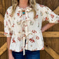 Cowboys & Horseshoes Blouse