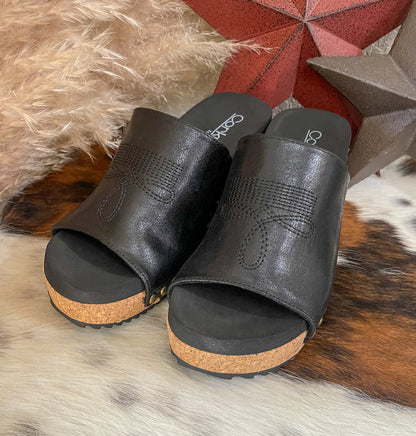Saddle Up Wedges by Corkys *Black