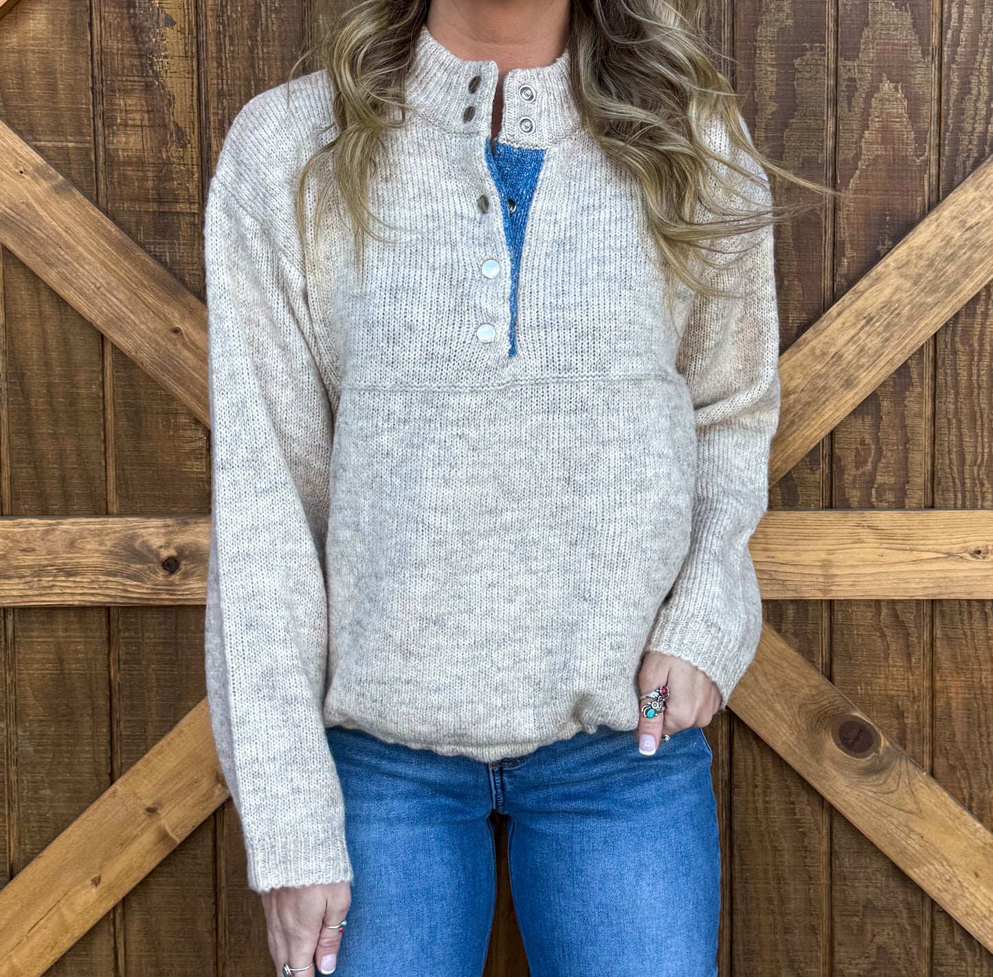 Oatmeal Cozy Pullover