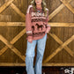 Western Holiday Sweater *Mauve