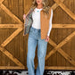 Boot Stitch Puffer Vest *Camel