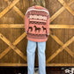 Western Holiday Sweater *Mauve