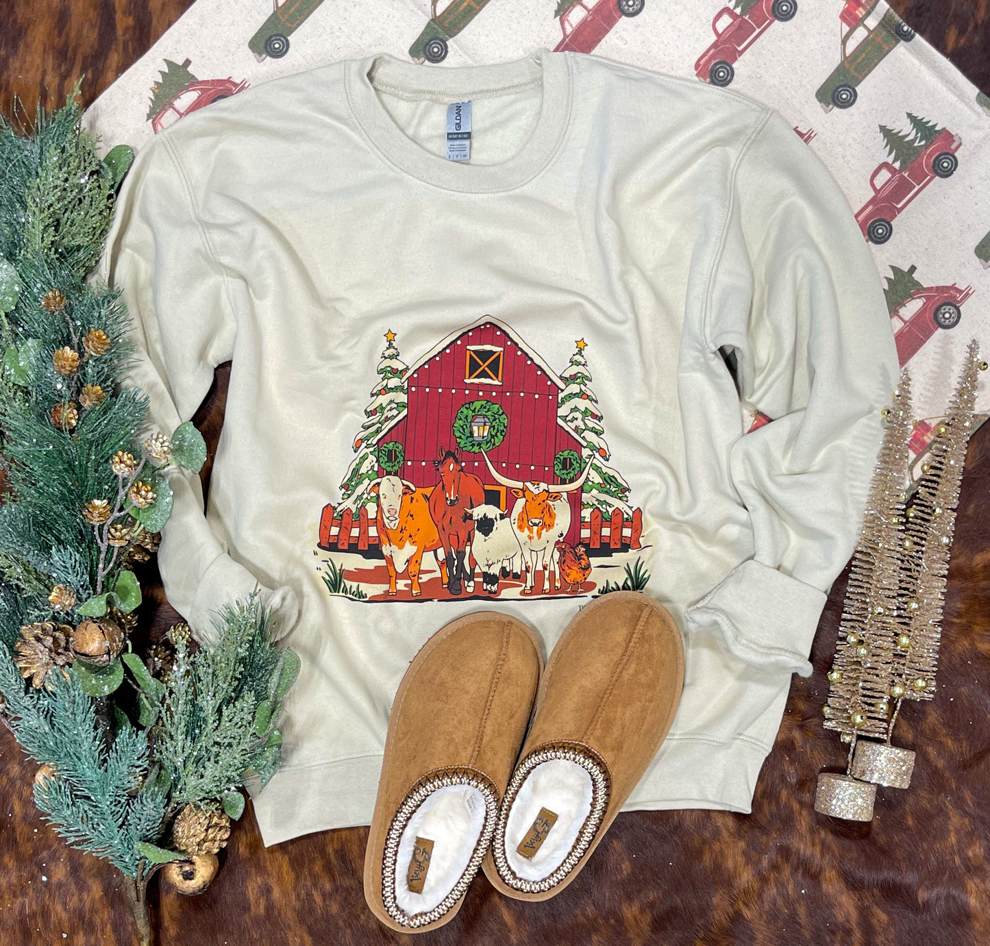 Christmas on the Farm Sweatshirt