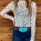 Horseshoe Mesh Top