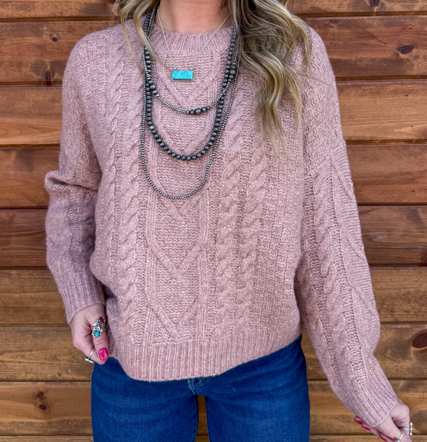 Pretty in Pink Sweater