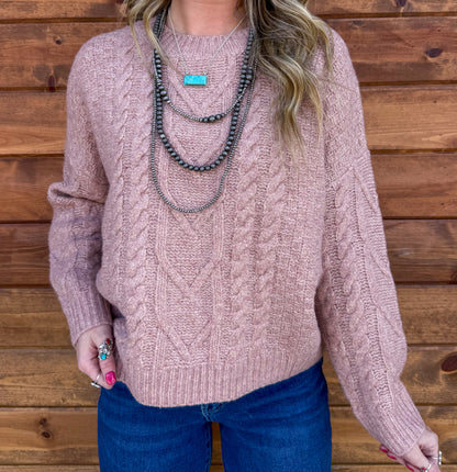Pretty in Pink Sweater