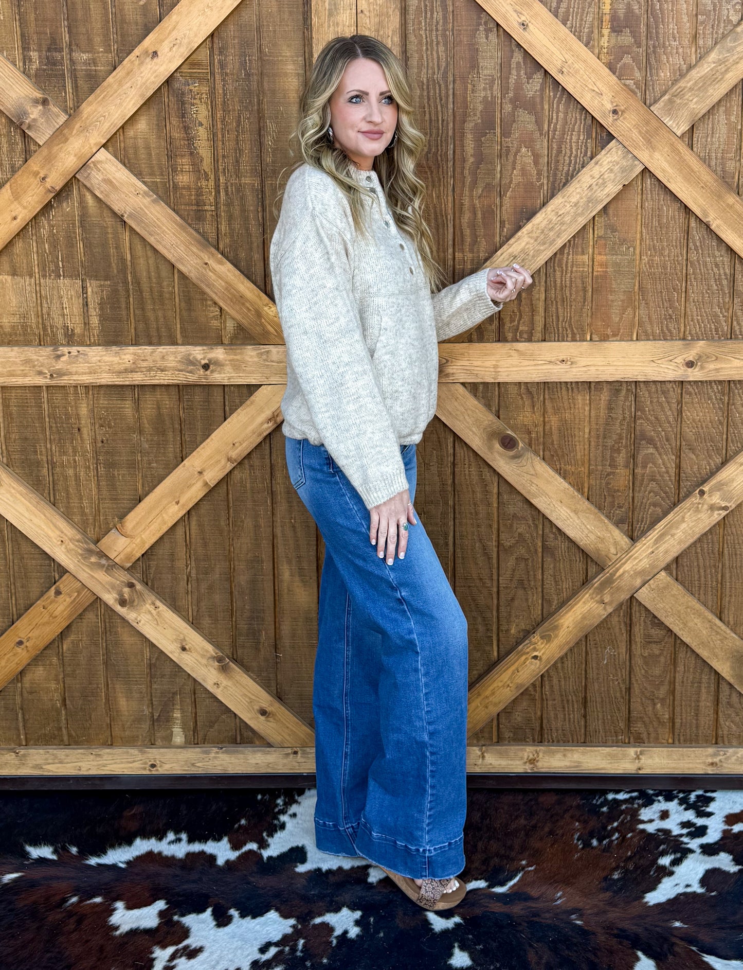 Oatmeal Cozy Pullover