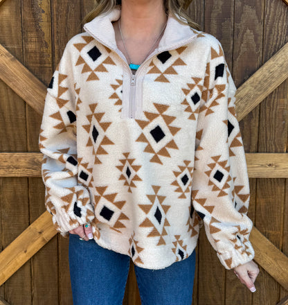 Get Western Pullover *Cream