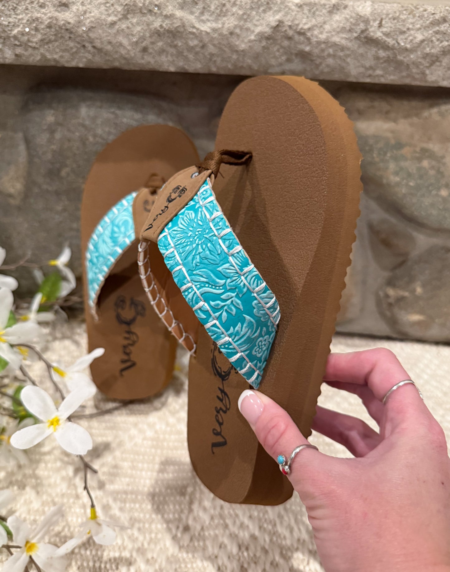 Pamela Sandals *Turquoise