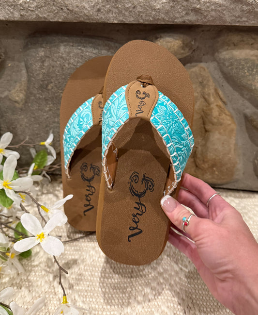 Pamela Sandals *Turquoise