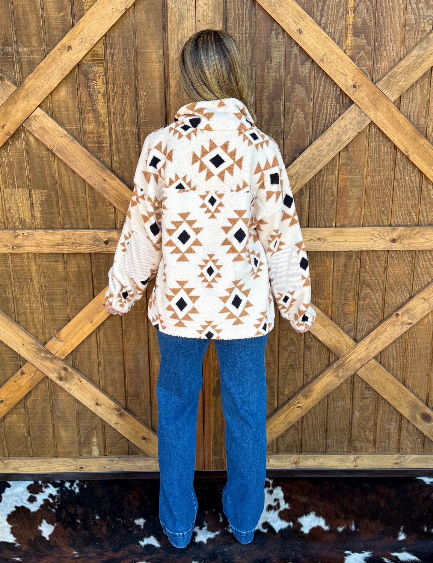 Get Western Pullover *Cream