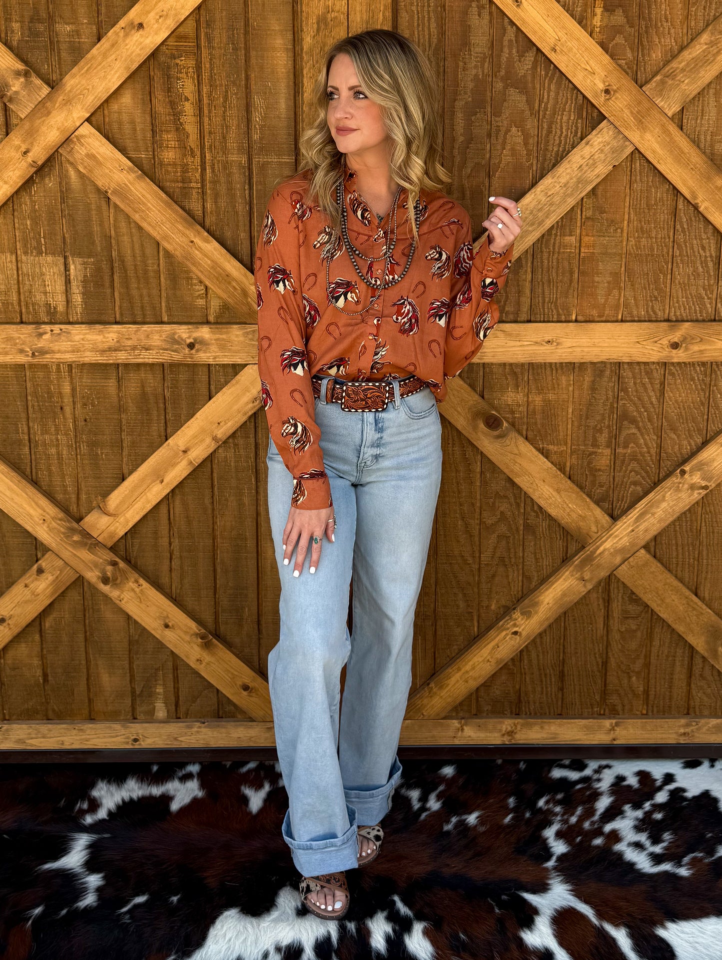 Shenandoah Pearl Snap Top
