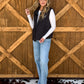 Boot Stitch Puffer Vest *Black