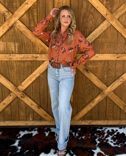Shenandoah Pearl Snap Top