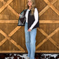 Boot Stitch Puffer Vest *Black