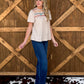 Simple Beauty Embroidered Top