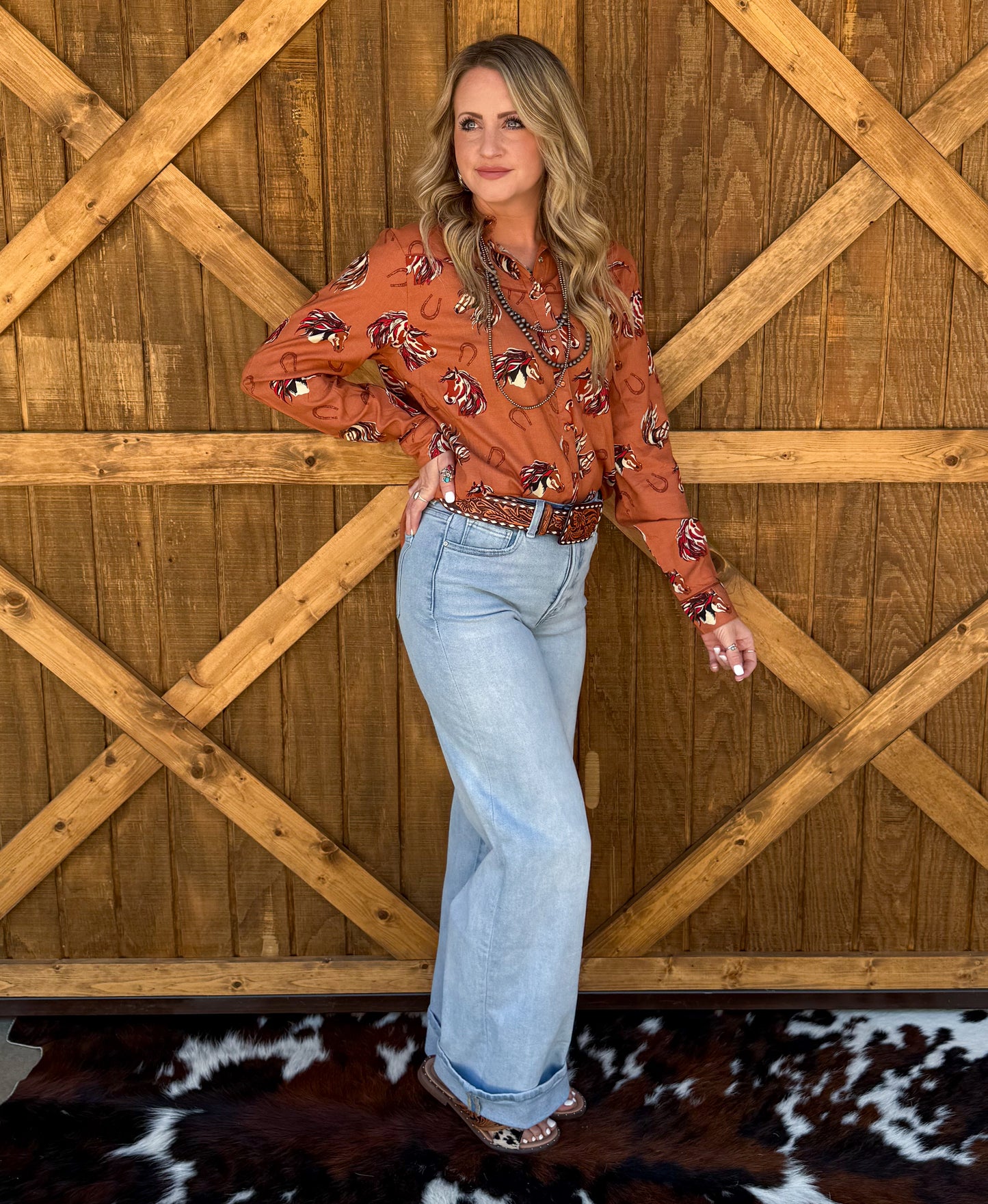 Shenandoah Pearl Snap Top