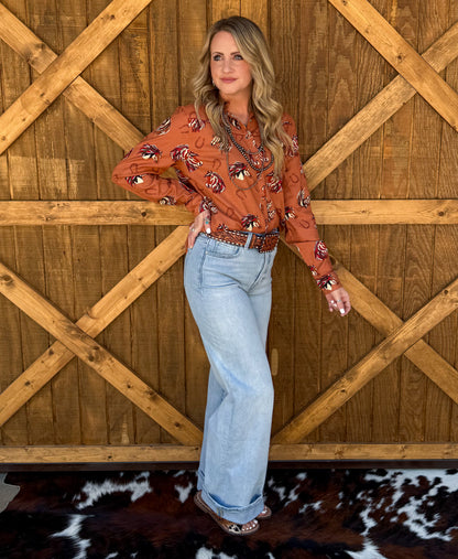 Shenandoah Pearl Snap Top