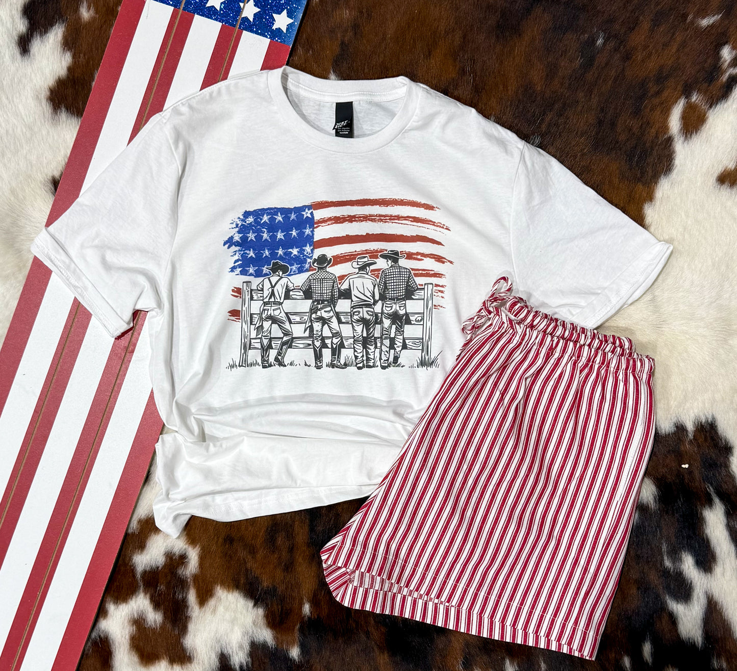 Western Cowboy USA Tee