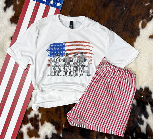 Western Cowboy USA Tee