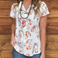 Painted Horses Button-Up Top