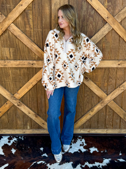 Get Western Pullover *Cream